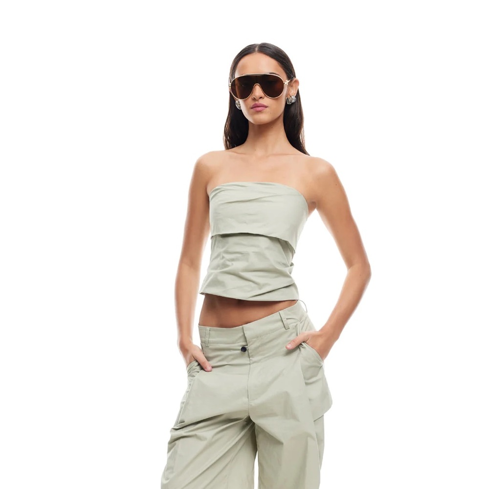 Lioness Light Green Crop Top